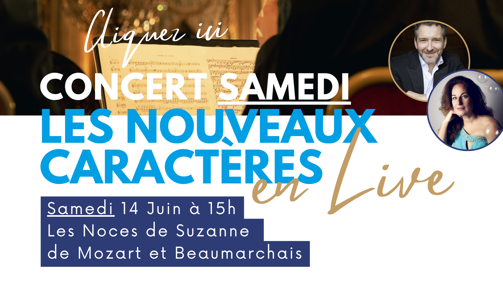 Concert Nouveaux Caracteres, samedi 14 juin - 15h
