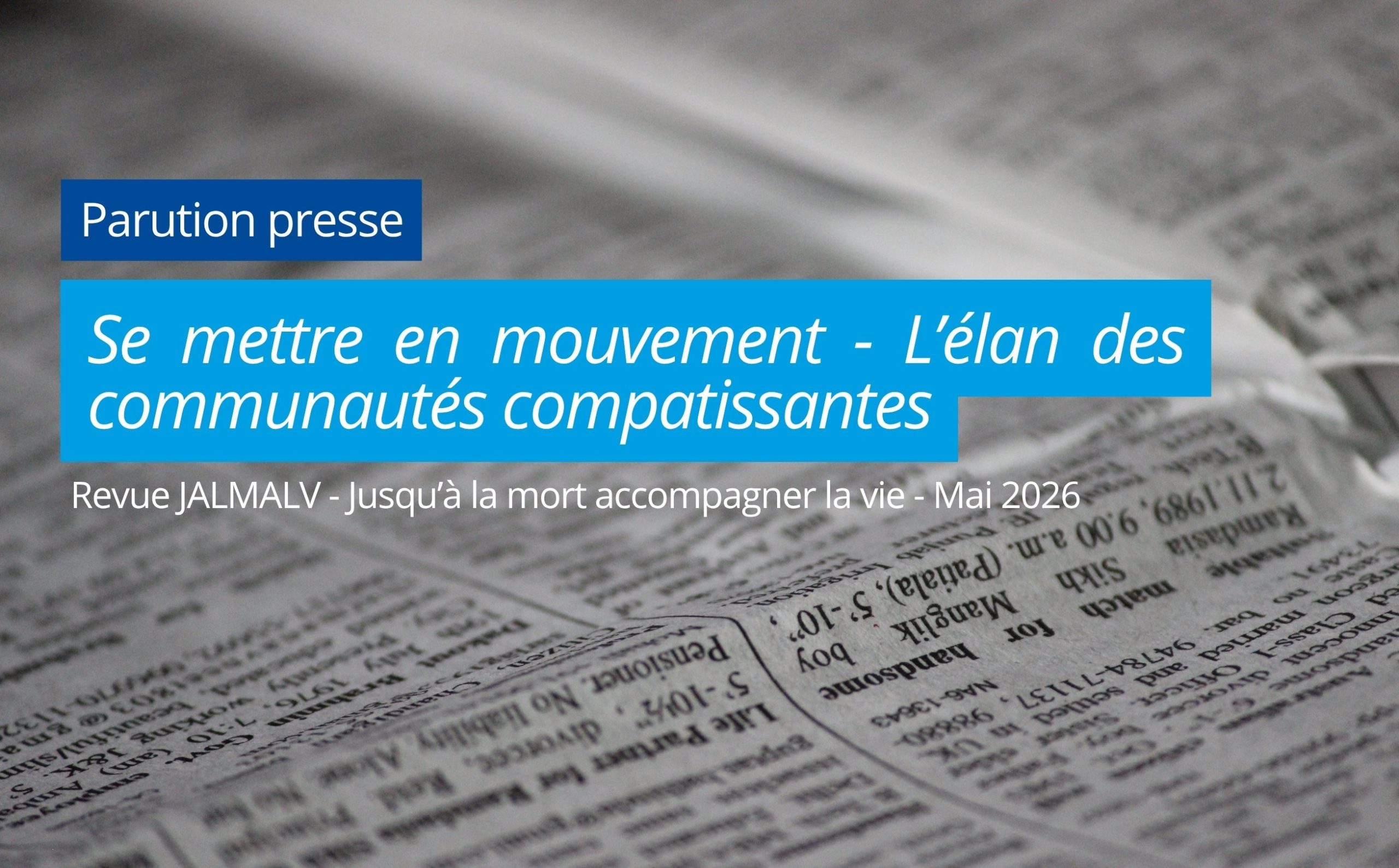 Fin de vie et communautés compatissantes